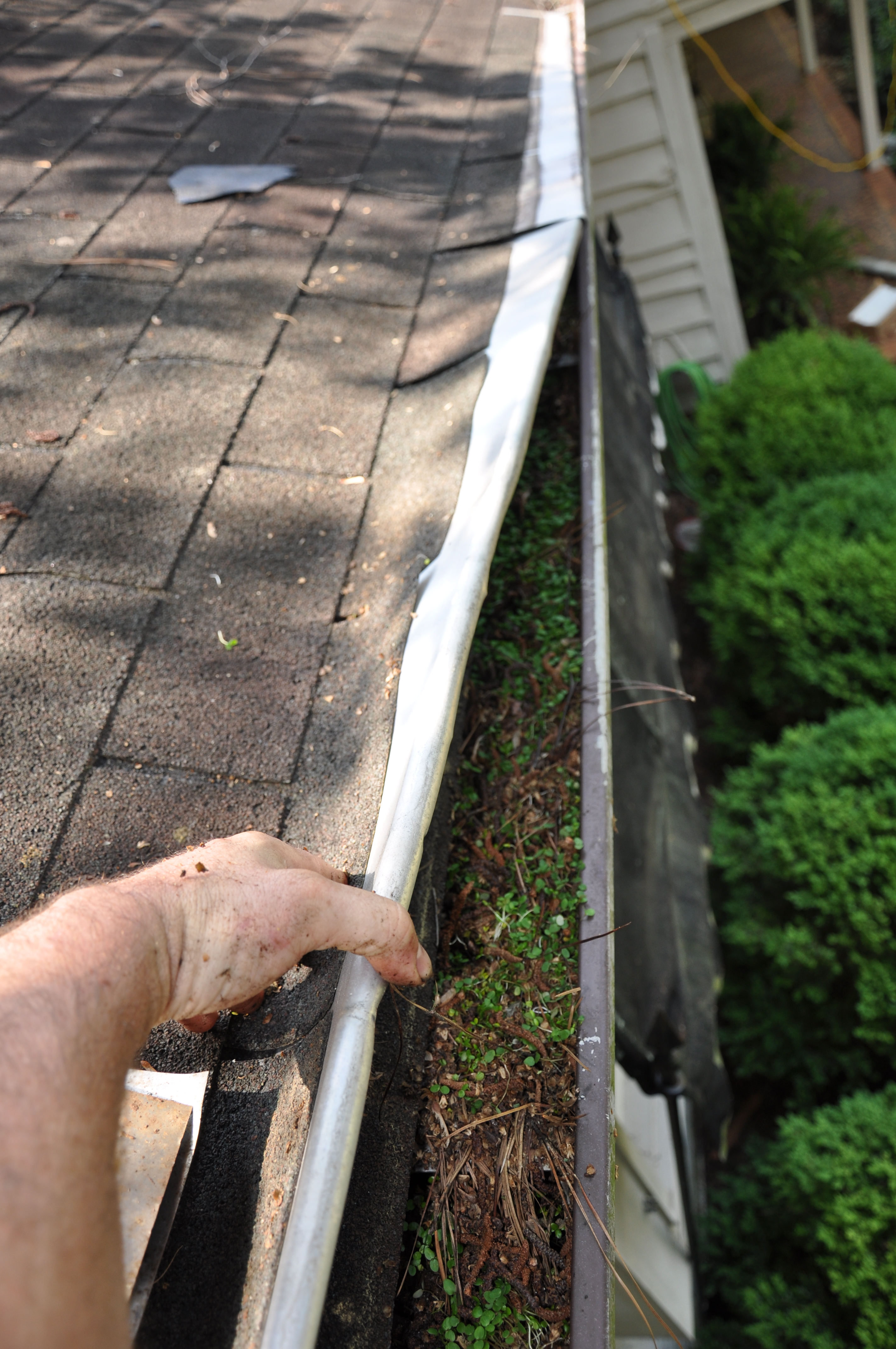Failing gutter guards